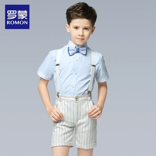 Детский классический костюм для мальчиков, платье девочки цветочницы, для подиума