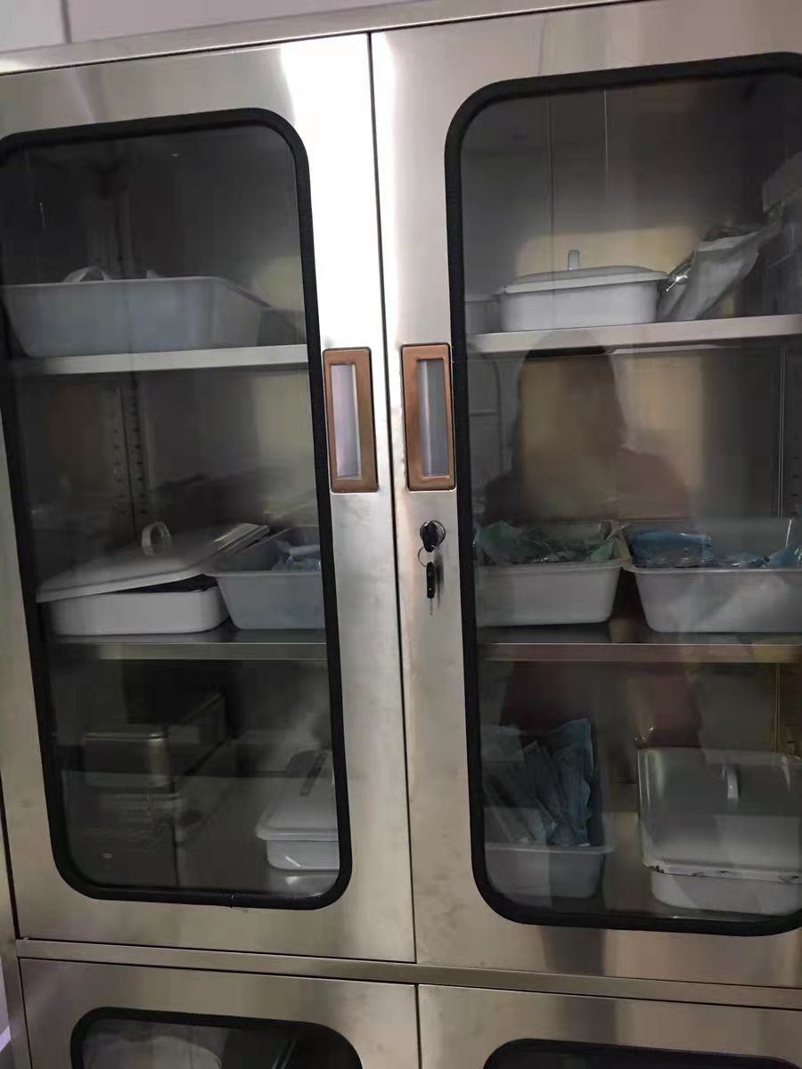 定制304不锈钢药品柜手术室无菌医疗器械柜医院诊所玻璃门储物柜