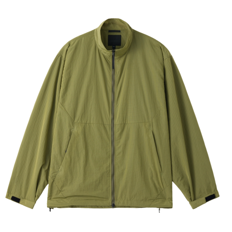 Japanese Style Outdoor Functional Tear-Resistant Stand-Up Collar Jacket, Mountain-Style Water-Repellent Liquid Jacket for Men and Women