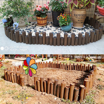  Anti-corrosion wooden fence Outdoor courtyard Outdoor garden Flower garden fence fence Balcony Interior decoration small wooden stake fence