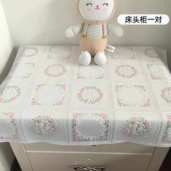 Pvc bedside table cover cloth with a pair of waterproof and no washing Pvc bedside table cover cloth with a pair of waterproof and no washing