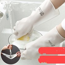 Household super thin plastic glue like glue gloves like wear-resistant ultra-thin hand washer washing brush kitchen