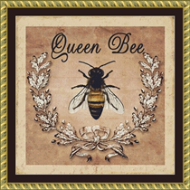 Queen Bee Cross Embroidery Electronic Figure PDF with high ct cross embroidery