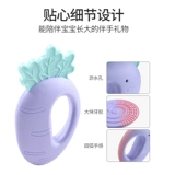 Прорезыватель, качалка, погремушка для правильного прикуса, силиконовая игрушка, детская хваталка для тренировок, можно грызть