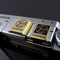 (Qian Yixuan) Fuji Icon Camera Hot Shoe Cover Brass White Copper Metal Shutter Button Hot Shoe Level Suitable for Fuji Nikon Leica Sony Pictures can be customized