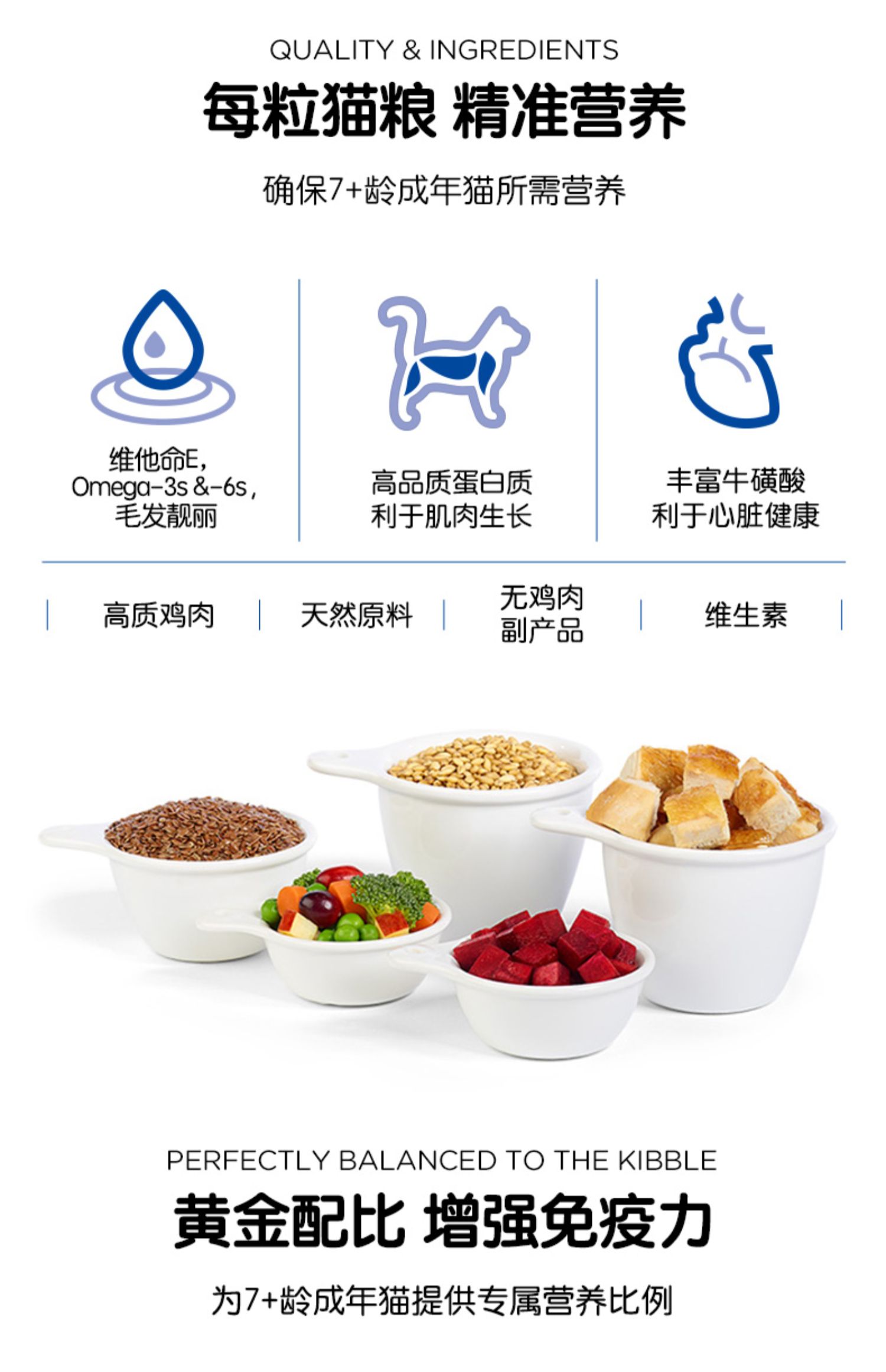 Hills Hills trưởng thành thức ăn cho mèo bóng lông Mỹ nhập khẩu gà già vào thức ăn cho mèo 3,5 pound 1,58kg - Cat Staples hạt cateye