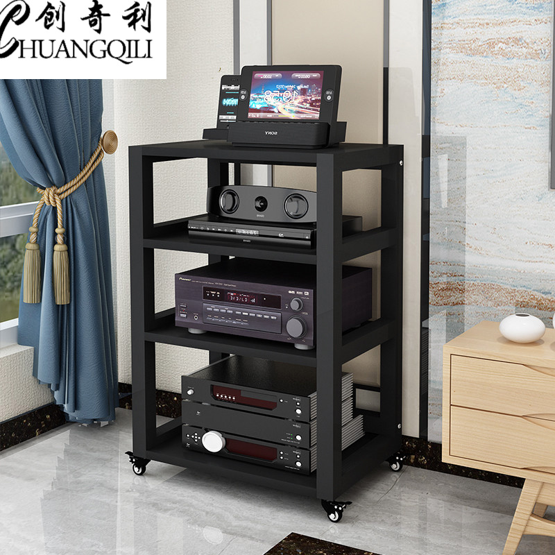 Custom audio rack bracket floor amplifier cabinet mini speaker cabinet CD gall machine hifi equipment multi-layer rack