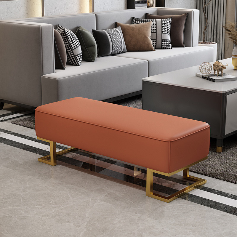 Nordic living room sofa bench home small apartment pedal simple modern bedroom bed end stool door changing shoe stool