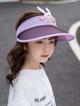 Sun hats womens childrens hats girls summer baby sun hats womens anti-ultraviolet top hats mesh