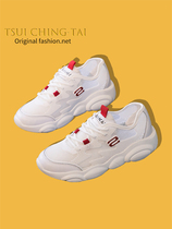 Tsui Ching-Tai ~ Xus original new old daddy shoes womens Chains Chains Fashion 100 Hitch Casual Sneakers