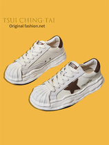 Tsui Ching-Tai ~ Xu Home Original Spring Summer 2022 New shell head genuine leather female little white shoes woman