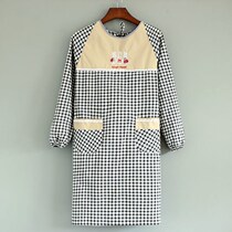 Kitchen Special Apron Long Sleeve Woman Home Fashion Korean Version Cute Anti-Fouling Anti-Oil Hood Clothes Adult Male Custom Waterproof