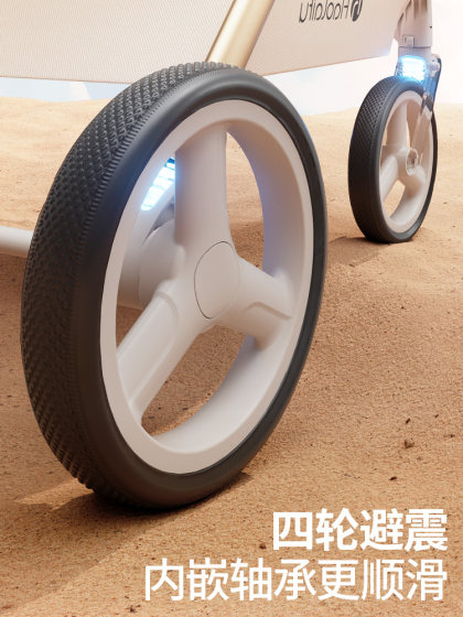 可坐可躺婴幼儿手推车高景观轻便可折叠宝宝车0到3岁儿童推车双向