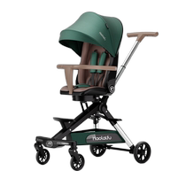 Foldable childrens stroller a baby walking artifact a lightweight baby stroller a one-hand folding baby stroller a one-click foldable stroller