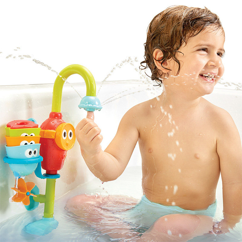 Young Chiddo Yookdoo Baby bath Toys Water throats Children's Bathrooms Children's Bathrooms Glass Leaking Cups Suit Boys