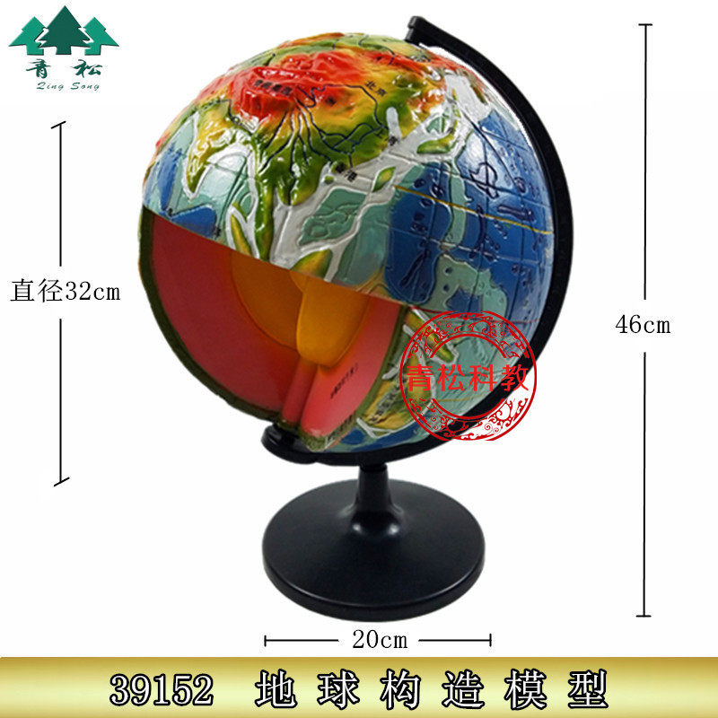 地球构造模型 地球内部构造模型 39152 小学科学 科普 中学地理