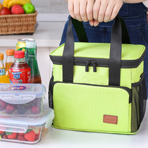 Insulated Lunch Box Bag lunch bag Refrigerated Box Handbag with inclinable cross Students at work group Large capacity thickened thermal insulation bag