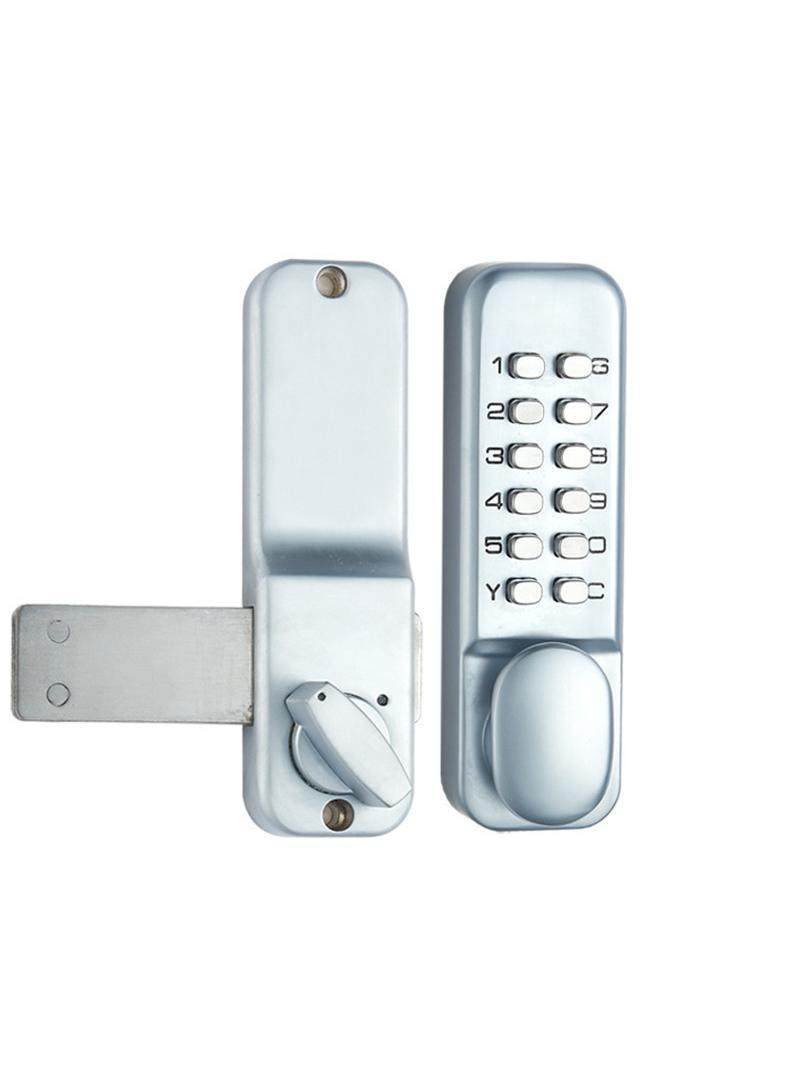 Waterproof Mechanical Combination Lock, Outdoor Courtyard Wrought Iron Door, Aluminum Alloy Wooden Door Lock, Entry Door, Household Lock, Indoor Lock