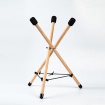 Ethereal drum stand made of beech wood disc-type drum stand folding drum stand tambourine stand solid wood professional performance stand