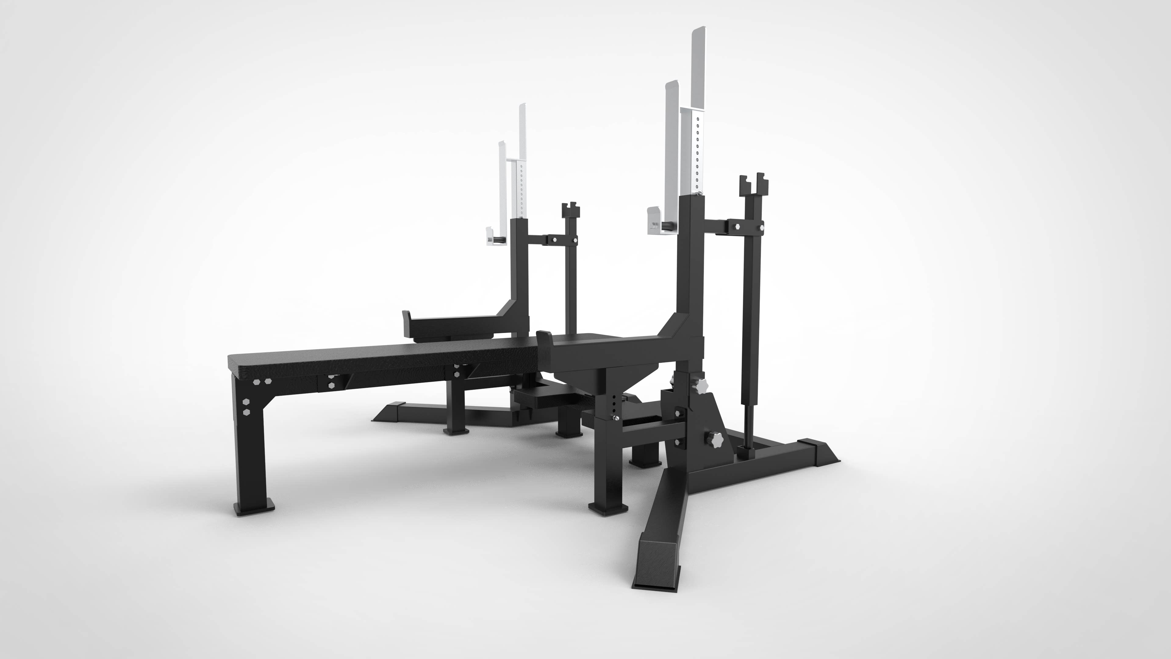 Zhang Kong Powerlifting Bench Press Bed Squat Bench Press Multi-Sport Competition Weightlifting Bed Fitness Folding Barbell Bed