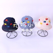 Exploits recommended 20 years new autumn childrens hat pure cotton denim small car embroidery casual fisherman hat Wonders home