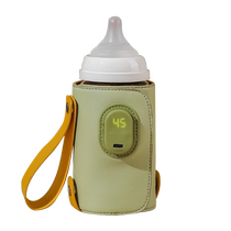 Baby Milk Бутылка С Изолированным Рукавом Usb Из Переносного Теплого Молока Теплый Миллер Нагрев Термостатичное Молоко Бутылка Ночного Молока Божество