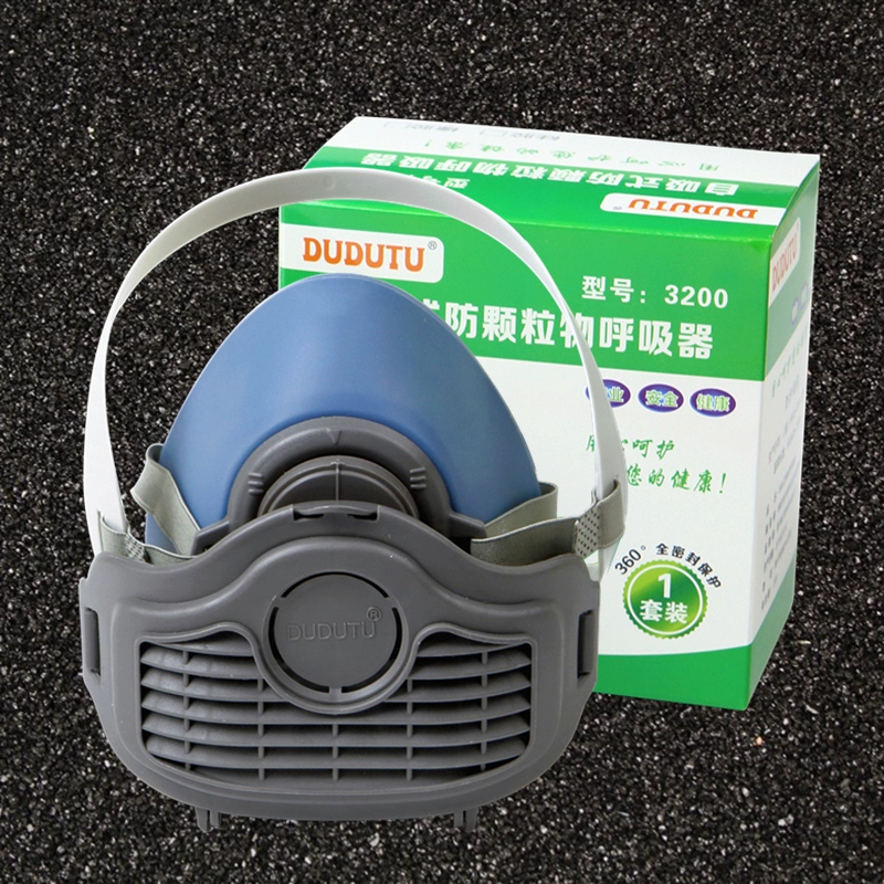 mặt nạ phun thuốc trừ sâu Mặt nạ chống bụi silicon thoáng khí chống bụi công nghiệp tro mài mặt nạ có thể giặt được mặt nạ mũi lợn mặt nạ thoải mái mặt nạ 3m mặt nạ phun thuốc trừ sâu 