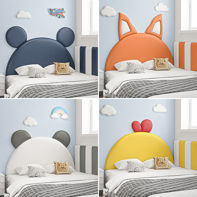 Tatami Wall Soft Package Children's Room Mickey Cartoon Wall Strip-made Bed Pad Soft Backed Back Pad