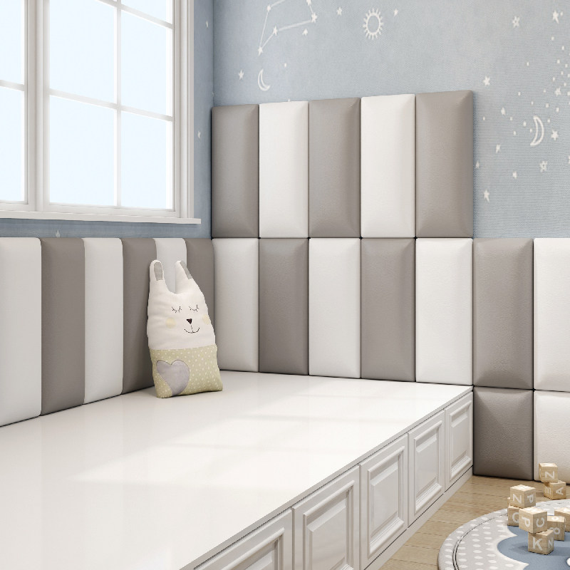 Tatami soft bag anti-collision wall stickers anti-collision wall stickers tread meters wall bed surround children's room bedside self-adhesive Kang surround backrest film