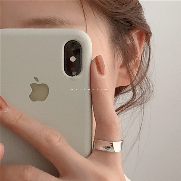 A sense of design remains in a chic square adjustable style ring with pure 925 Silver