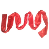 Янге красная шелковая лента танцевальная танцевальная барабана красная шелковая ткань ежегодная встреча красная атласная длинная ставка пояс булбарный ремень