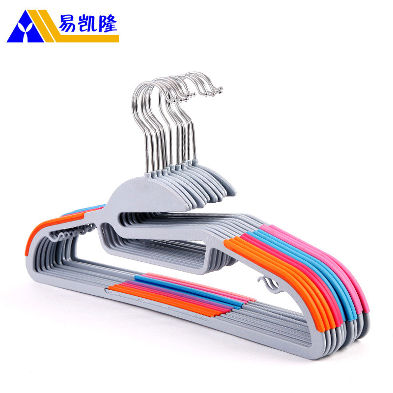 Easy Keron Household Plastic No-Mark Multifunction Anti-Slip Hanger Hanger Clothes Hanger Cool Clotheshorse Clothes Rack Hanger Hung Clothes Hanger