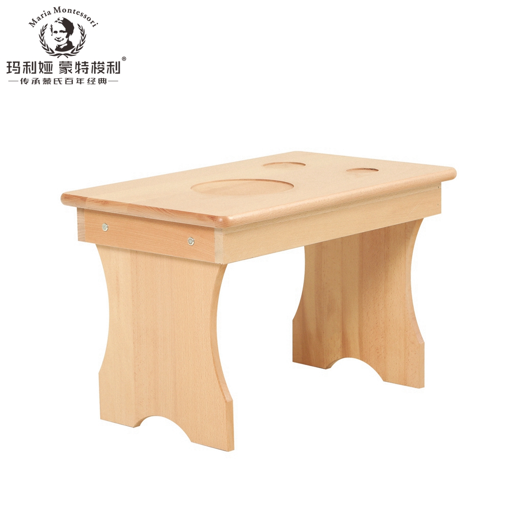 Kindergarten Montessori early education beech wood washbasin Montessori solid wood IC environment children's furniture