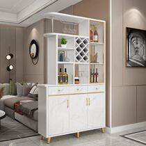 Light luxury entrance cabinet entrance living room partition cabinet wine cabinet shoe cabinet integrated modern simple hall cabinet double-sided screen cabinet