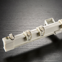 Curved rail bay window thickened aluminum alloy silent curtain track slide Curved single and double curved rail top-mounted guide rail UL window shape