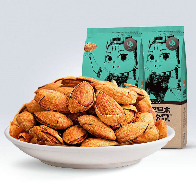 One piece of substitute three squirrels badan wood 185g 160g 120g bag of leisure nut snacks Bada wood