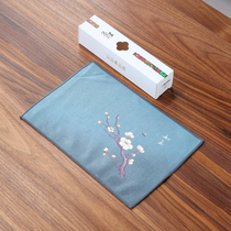 Baibei cotton Zen tea towel absorbent tea cloth rag kung fu tea ceremony zero with towel coffee table tea table gift box