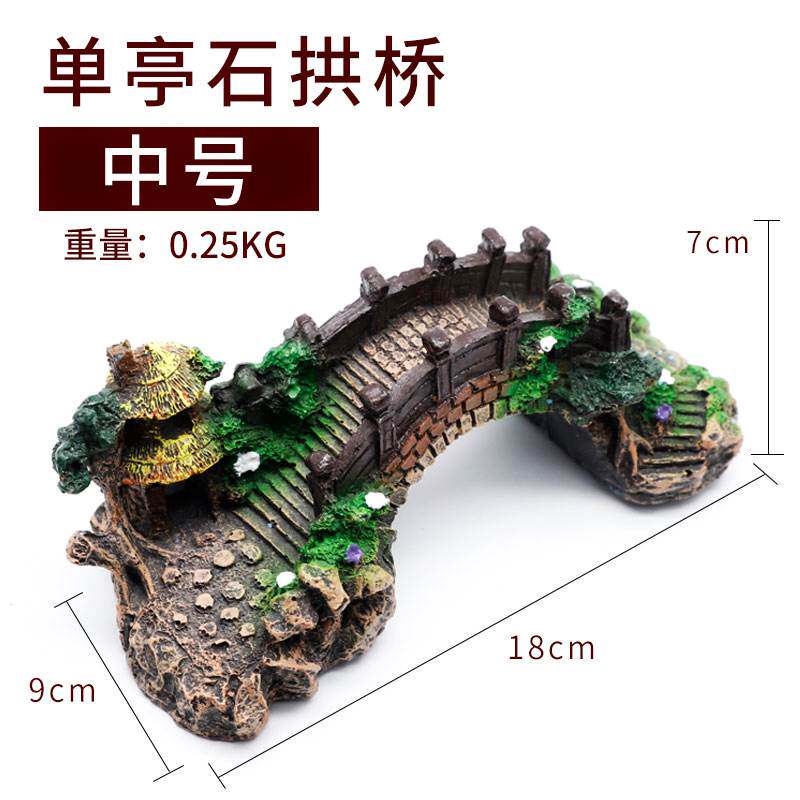 edx ecological fish tank landscaping package Rockery ornaments Small creative water plants Large grass tank large pine