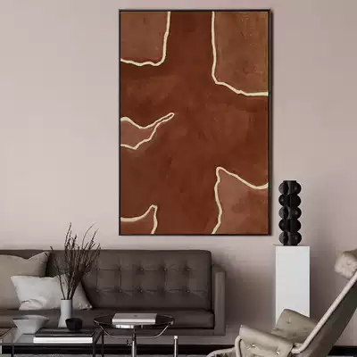 Jellypaint original hand-painted) abstract decorative painting living room double art painting model room hand-painted oil painting