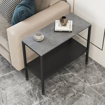 Slate side table living room sofa side table simple corner table modern small coffee table square table marble bedside table