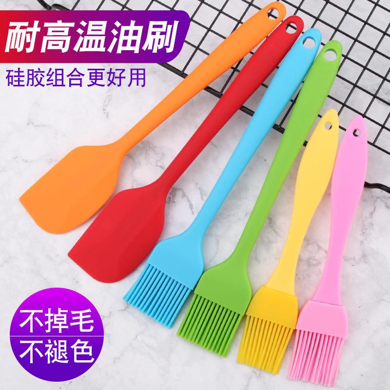 Oil brush Silicone barbecue brush Barbecue brush High temperature brush oil artifact Pancake brush Kitchen baking brush scraper