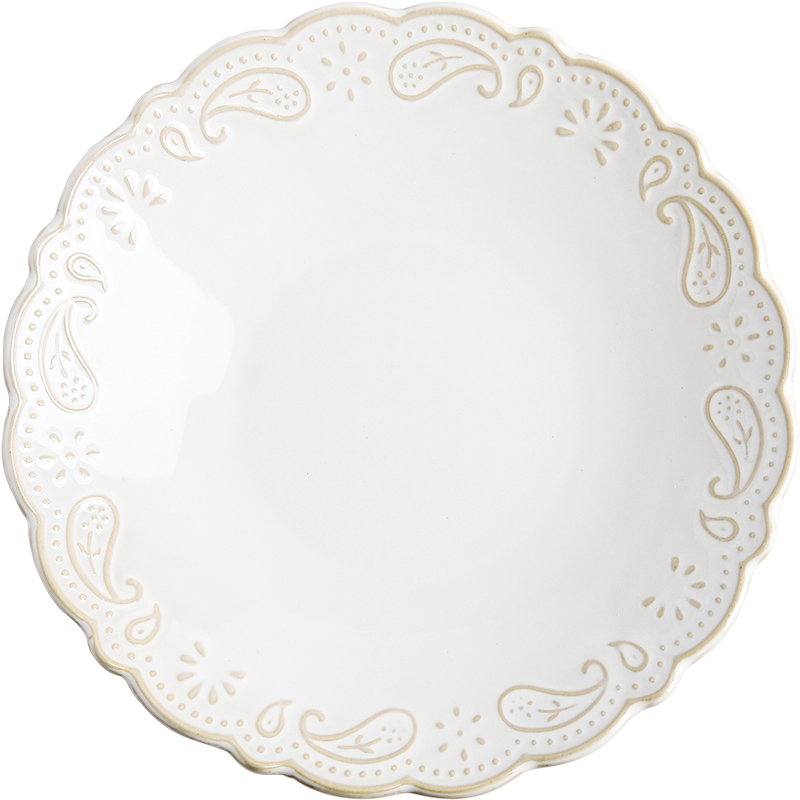 Tinyhome Europe type restoring ancient ways anaglyph ceramic tableware western - style food dish dish soup bowl salad bowl dessert plate coffee cup