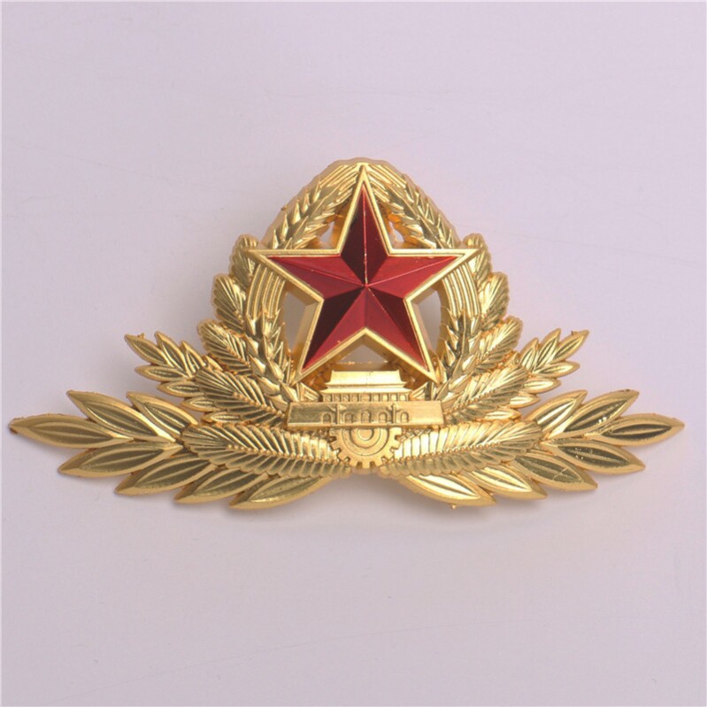 Pentagon University flag hall flag hall flag-uper dress zinc alloy cap hub university ceremonial badge metal large cap emblem
