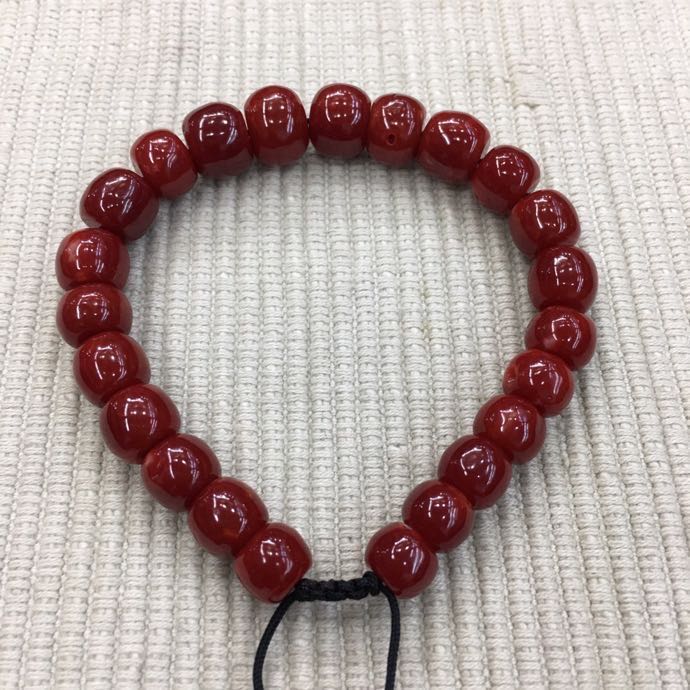 Japanese Jewel Barrel Pearl Drum Bead Beads Handstring Handmade 108 Buddha Beads Necklace Tower Chain Pendant Ring Tibetan Ornaments