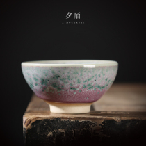 Ceramic tea cup Master cup Tea making single cup Jianzhan large tea cup Single kiln becomes Arhat cup Tea drinking tea cup