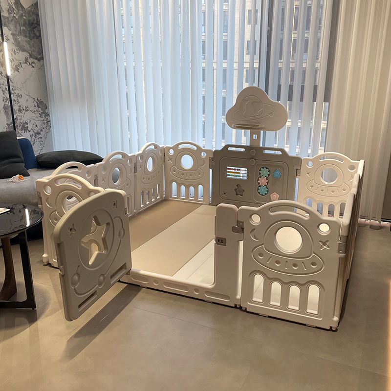 Mutual Pleasing Baby Gaming Fence Baby Anti-Barrier Ground Crawl Mat Children Indoor Home Guard Rail Fence Safety-Taobao