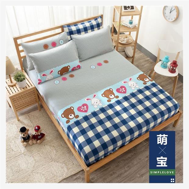 Khăn trải giường cao và thấp giường bông đơn trẻ em giường tầng giường trải giường 90 cm 笠 135x200 - Trang bị Covers ga trải giường chun đẹp	