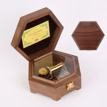 Wooden music box sankyo Sky City music box 30-tone Thousand and Chihiro Creative Valentines Day gift practical