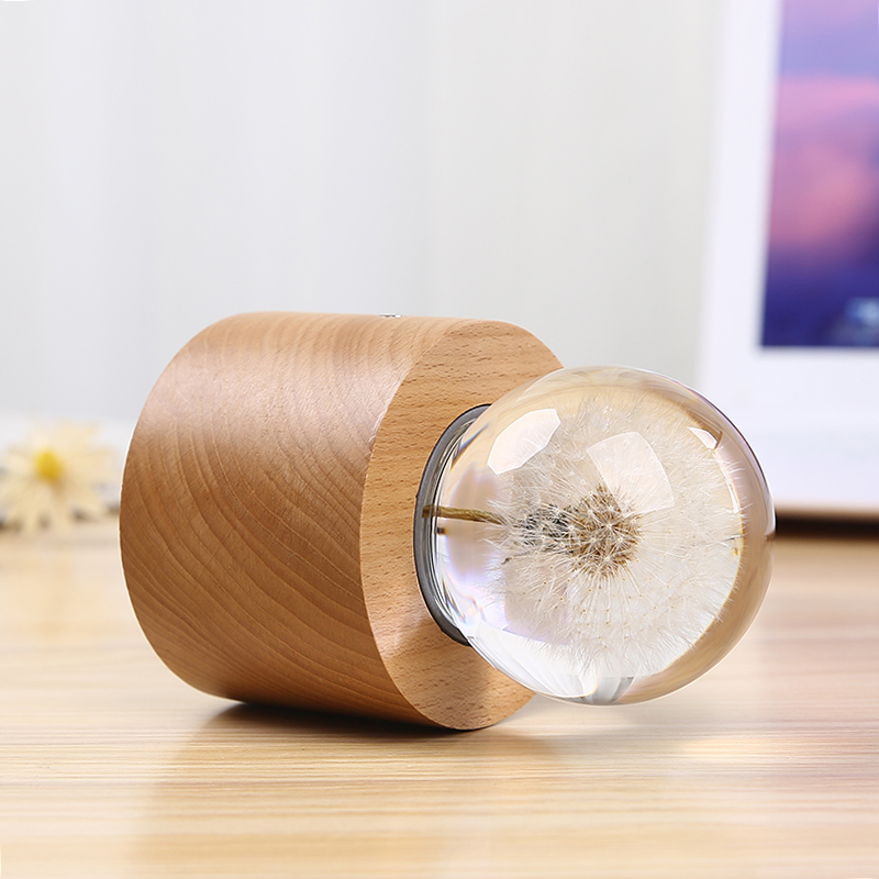 Dandelion Water Crystal Ball Luminous Music Box Sky City Swivel Octaonic Box Thousands and thousands of Birthday Girl Gifts