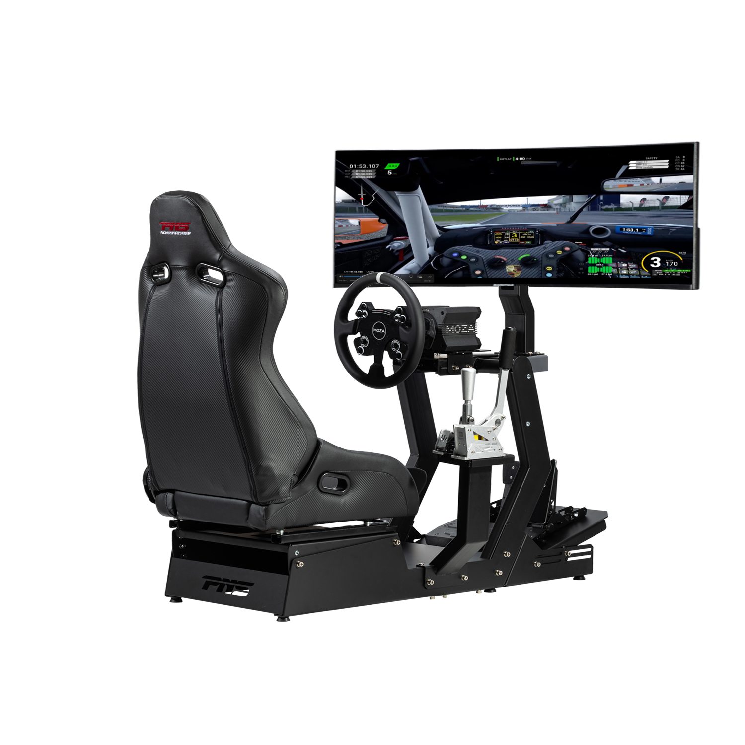 PNS GT-M racing simulator holder seat cabin full set MOZA Tumatht T300 speed magic direct drive-Taobao